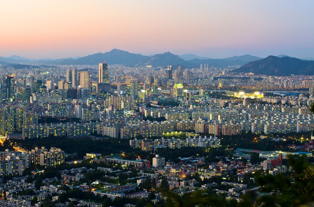 aerial view of city during daytime