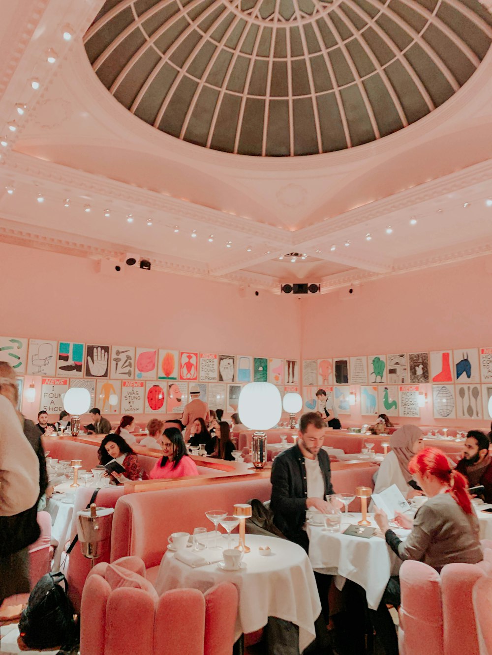 people sitting on dining table