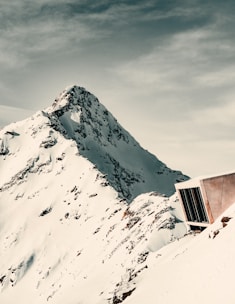 A sleek, modern logo symbolizing the apex of a mountain.