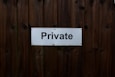 white and black wooden number sign