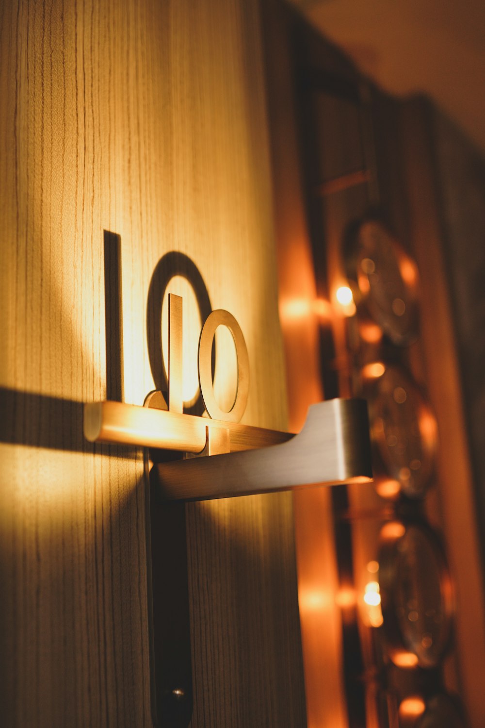 white love letter on brown wooden wall