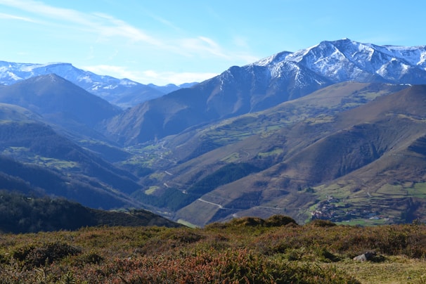 A scenic view of the Himalayas showcasing breathtaking landscapes.