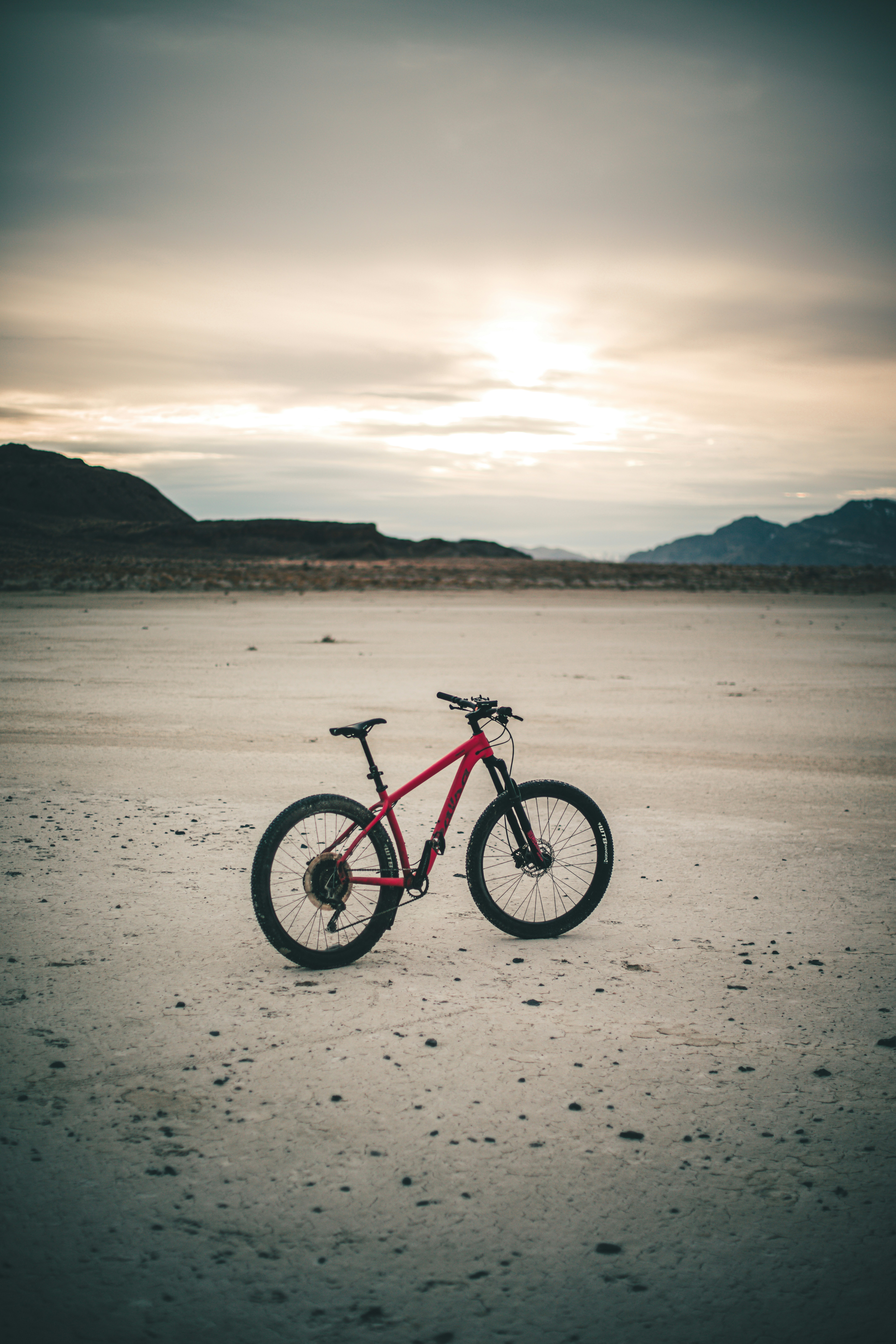bike on beach
