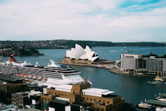 white cruise ship on sea during daytime