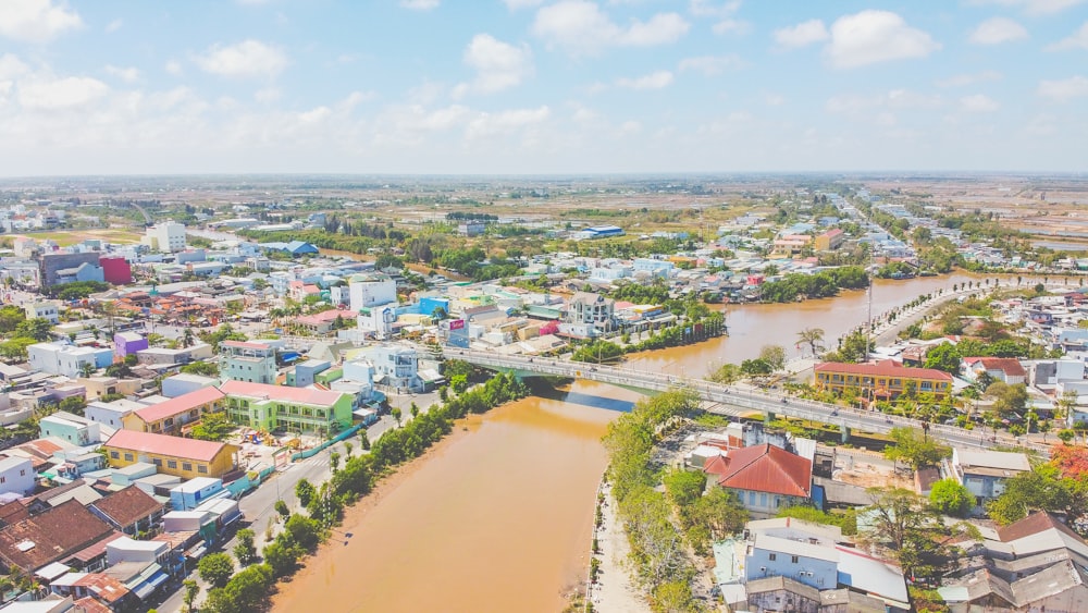 aerial view of city during daytime