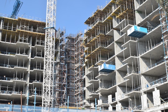 white and blue concrete building during daytime
