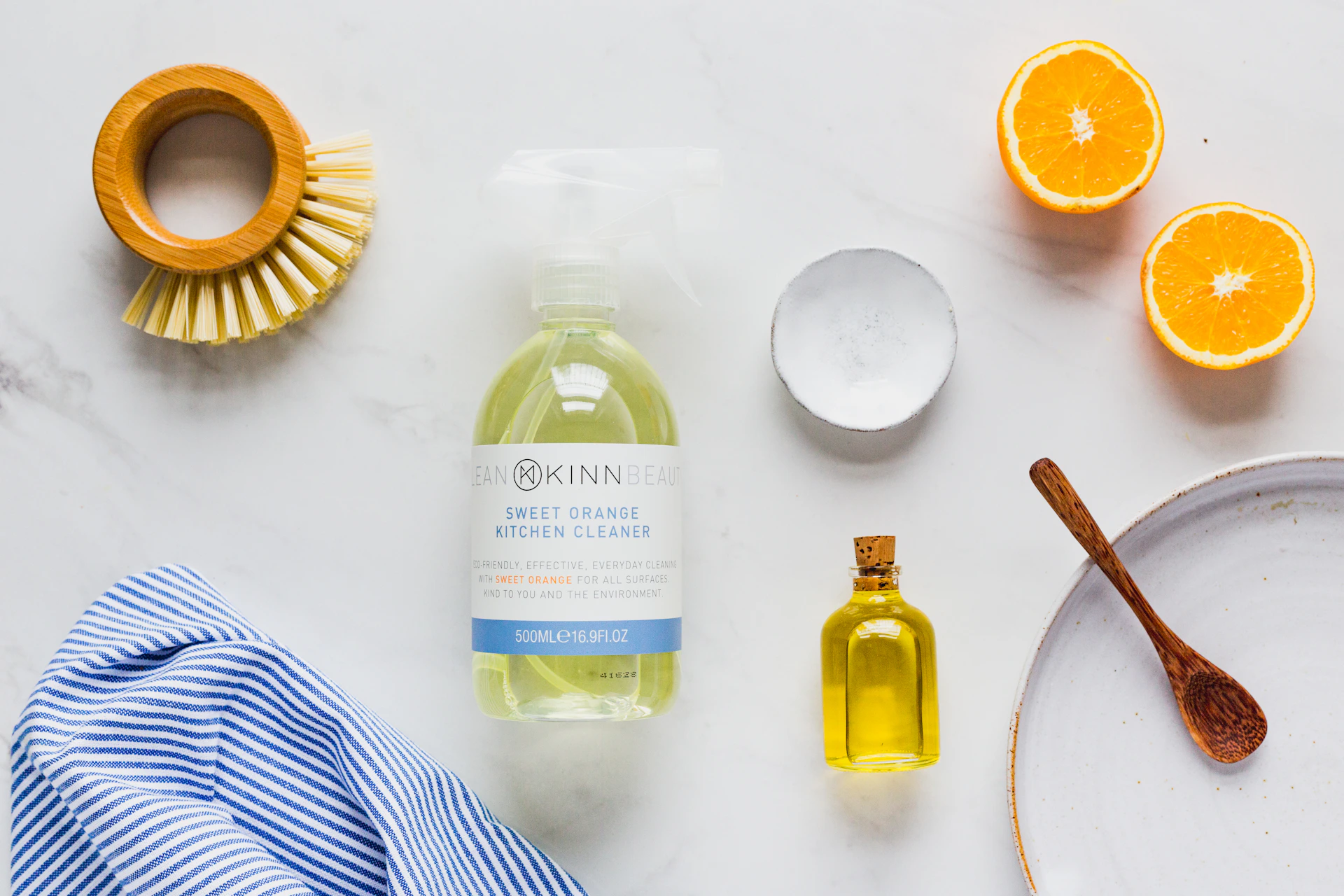 clear plastic bottle on white table