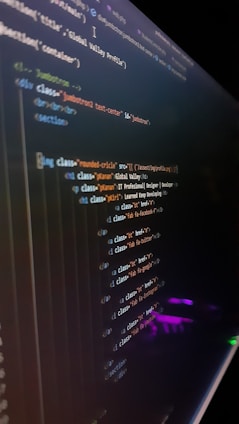 black flat screen computer monitor