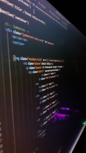 black flat screen computer monitor