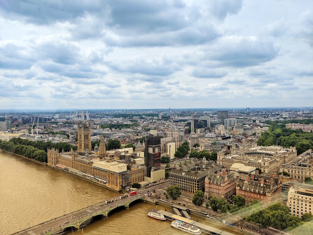 aerial view of city buildings during daytime