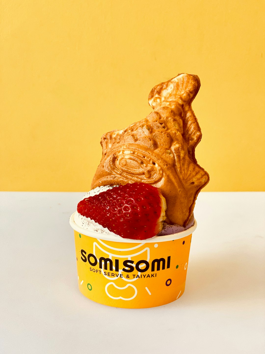 Somi Somi soft ice-cream upside down 