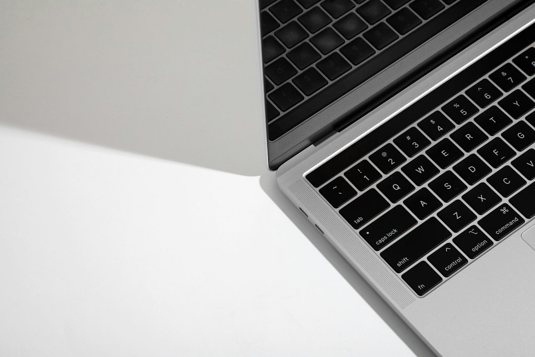 gaming laptop closeup