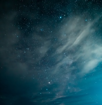 A calming image of the night sky filled with stars.