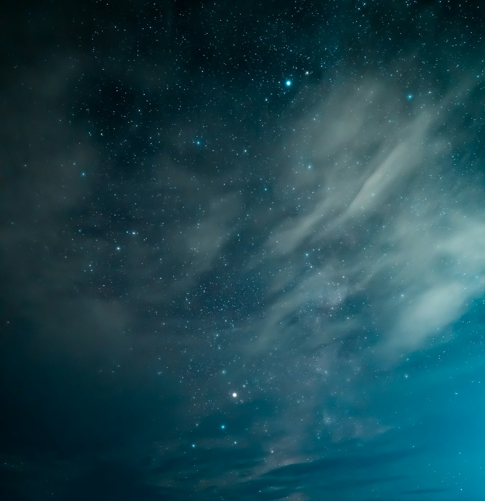 blue sky with white clouds