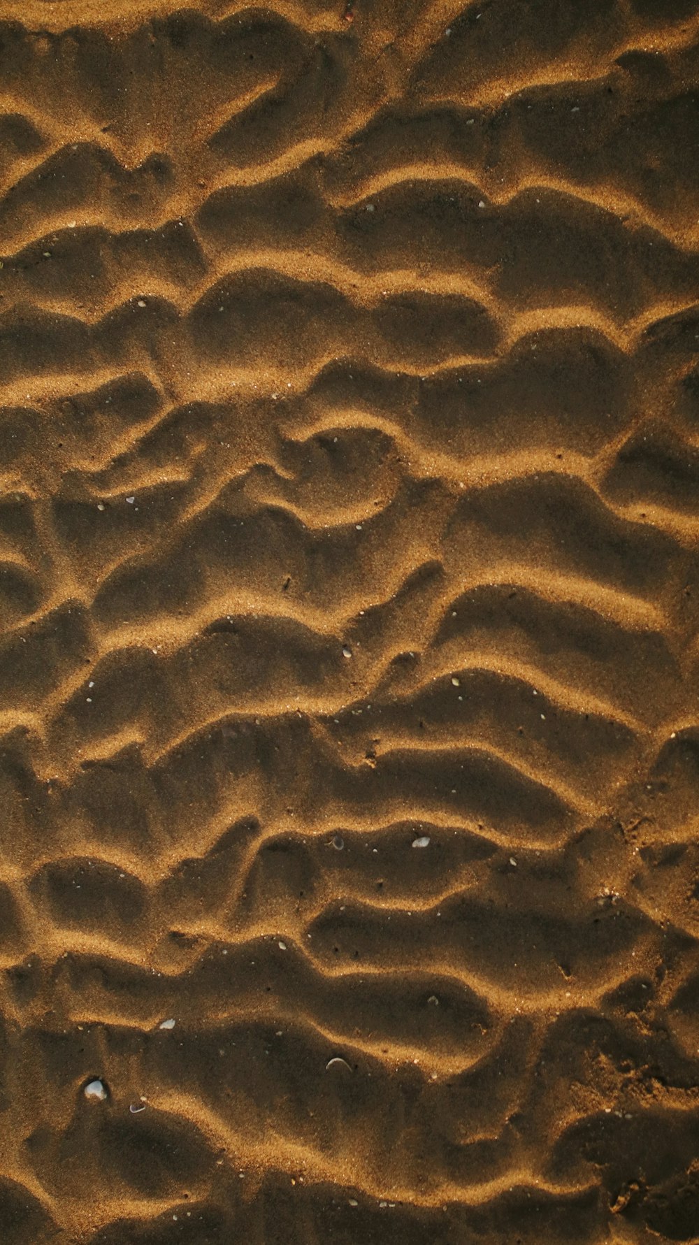 brown and black sand during daytime