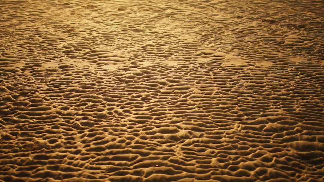 brown sand under sunny sky