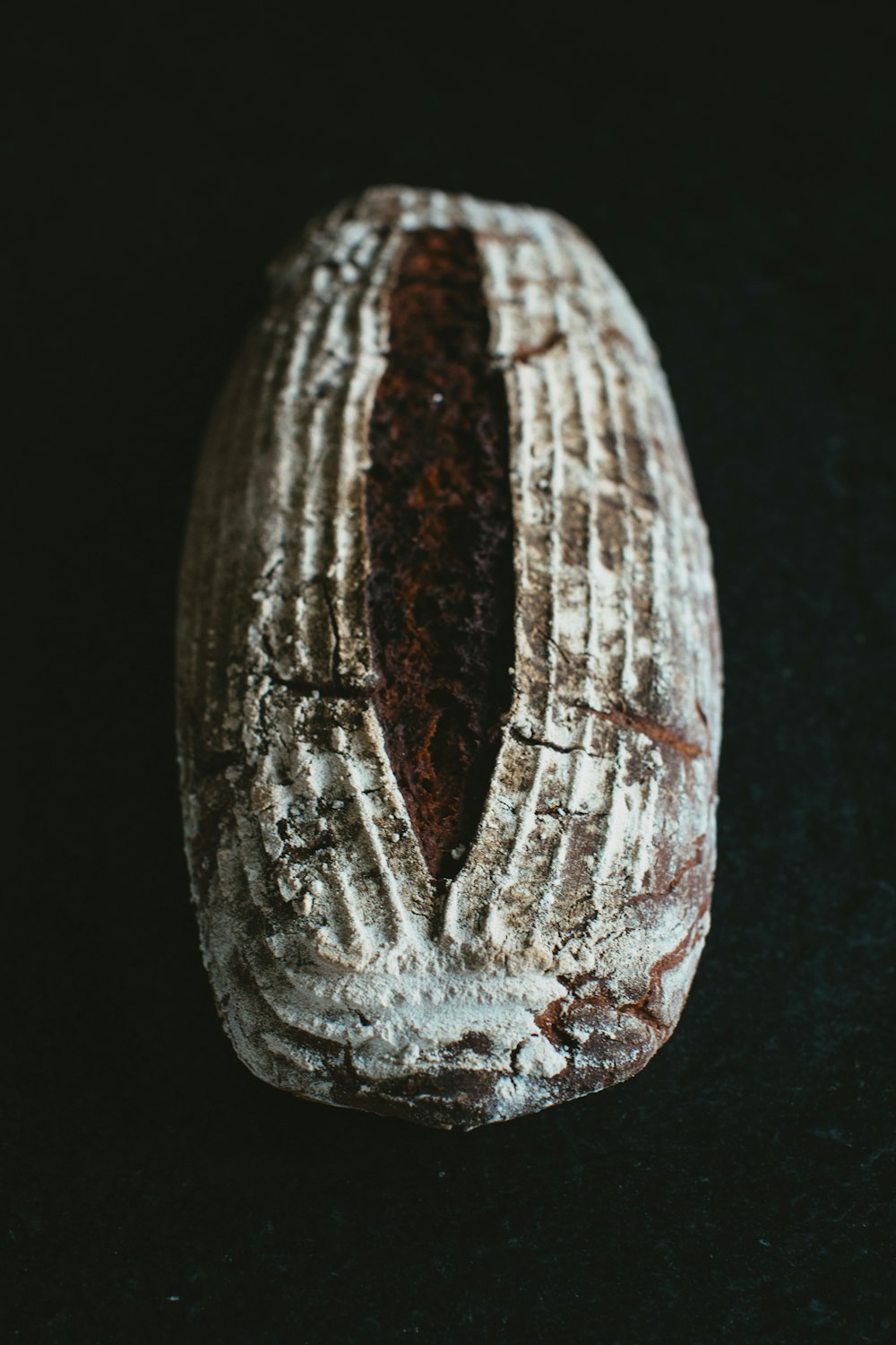 brown and gray stone fragment