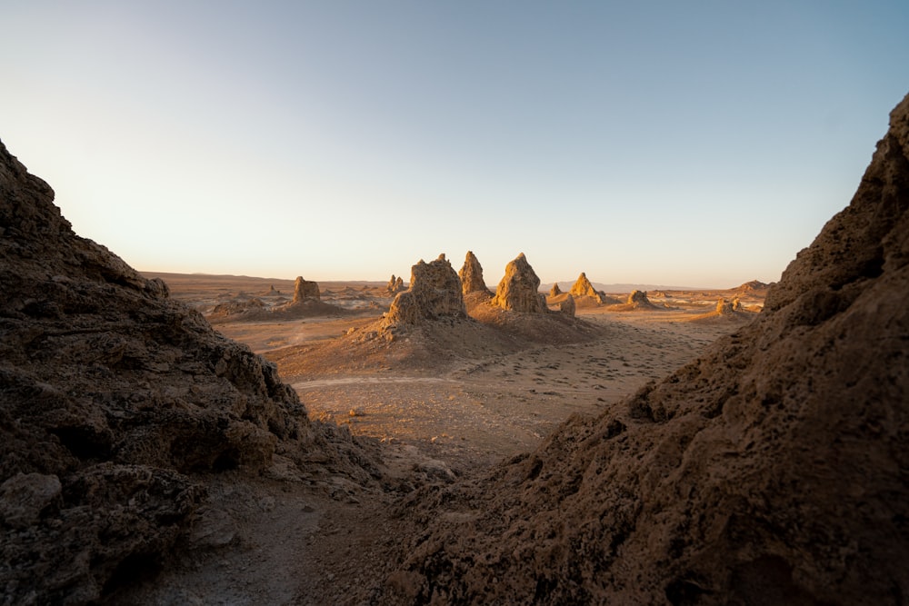 brown rock formation under blue sky during daytime