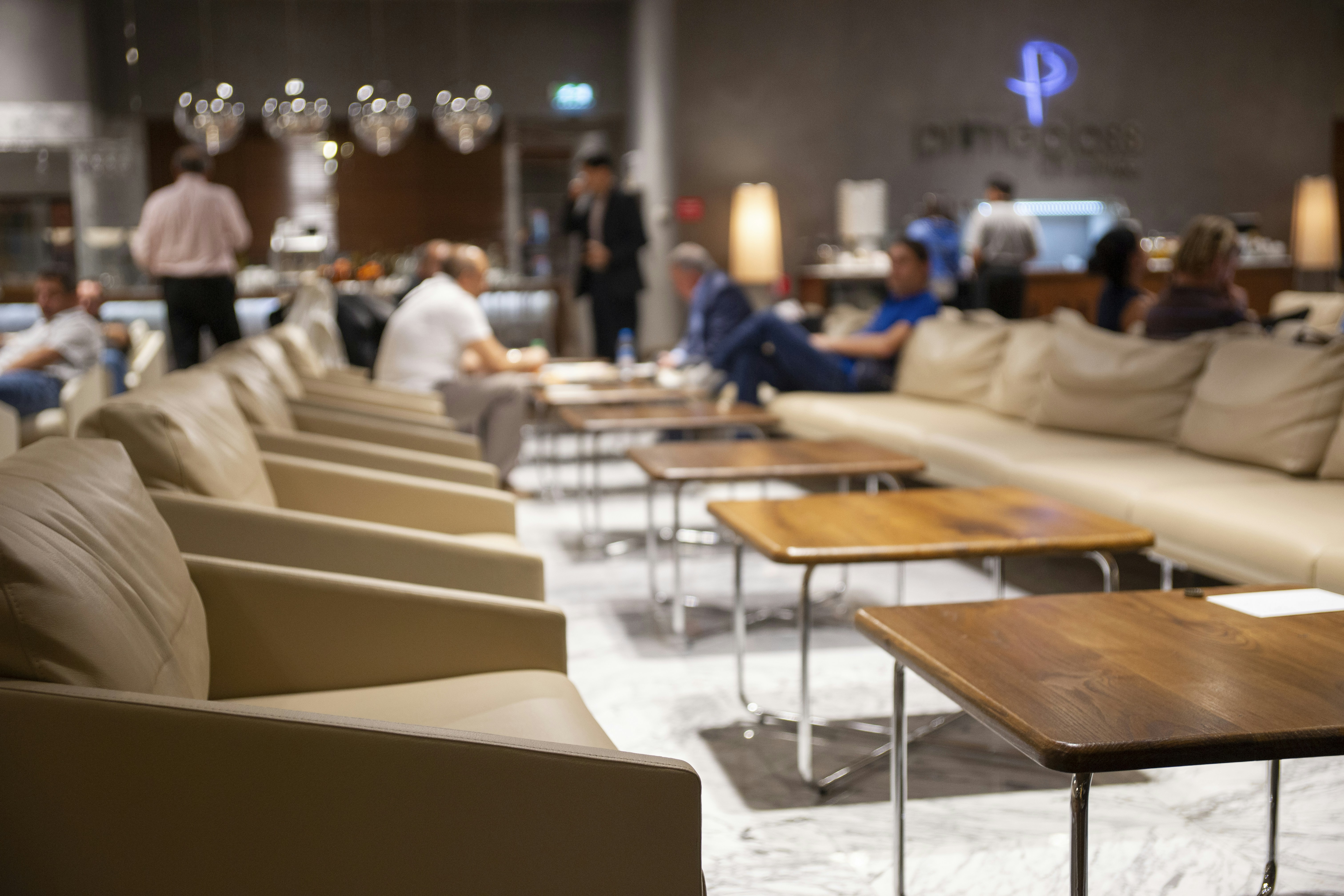people sitting on chair in restaurant