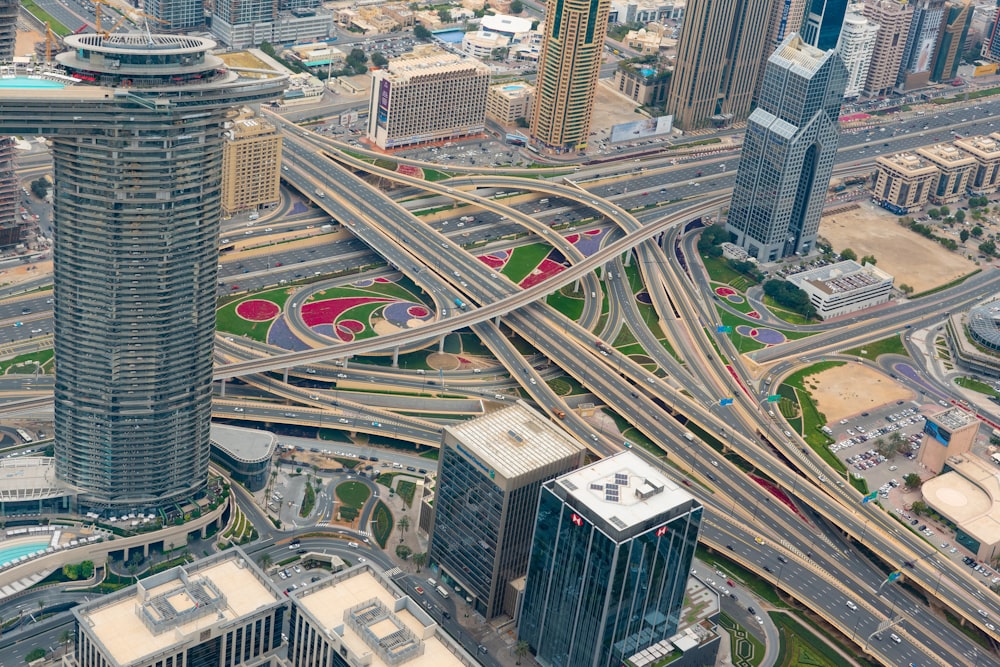 aerial view of city buildings during daytime