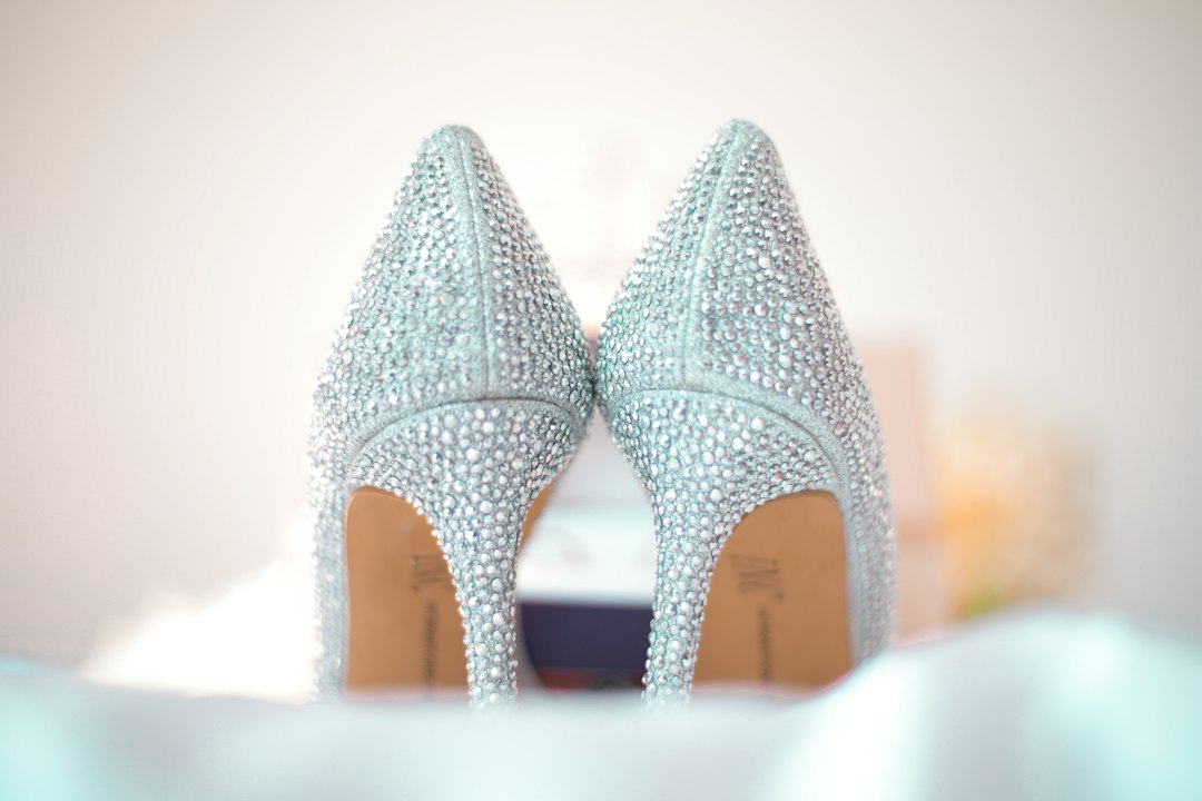 embellished stiletto closeup