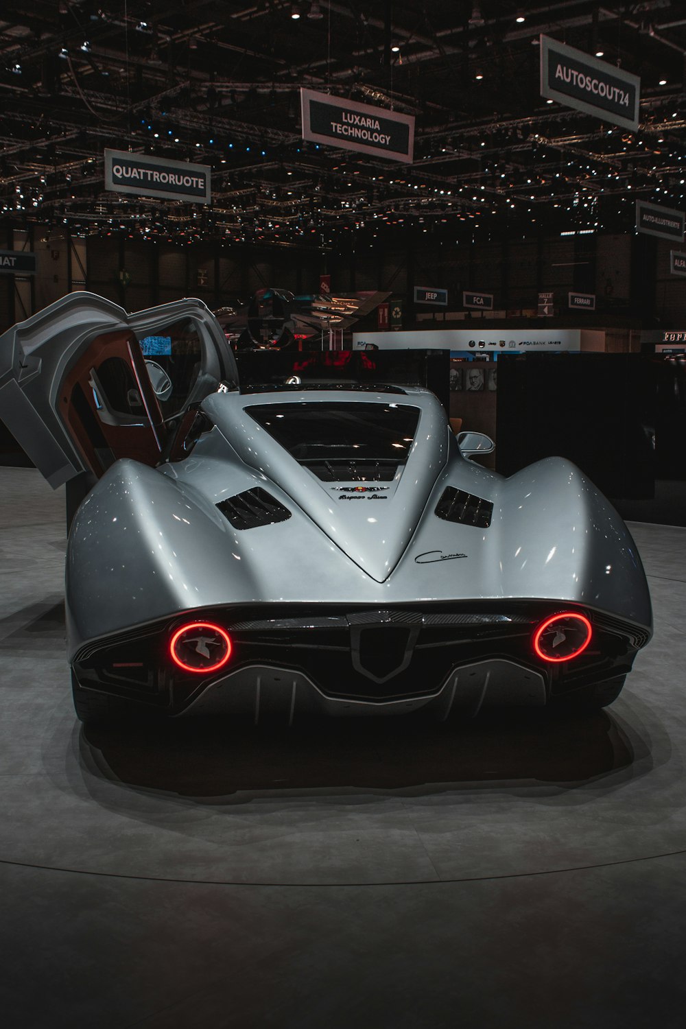 white and black lamborghini aventador