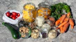 Close-up of fresh, colorful groceries representing everyday essentials.