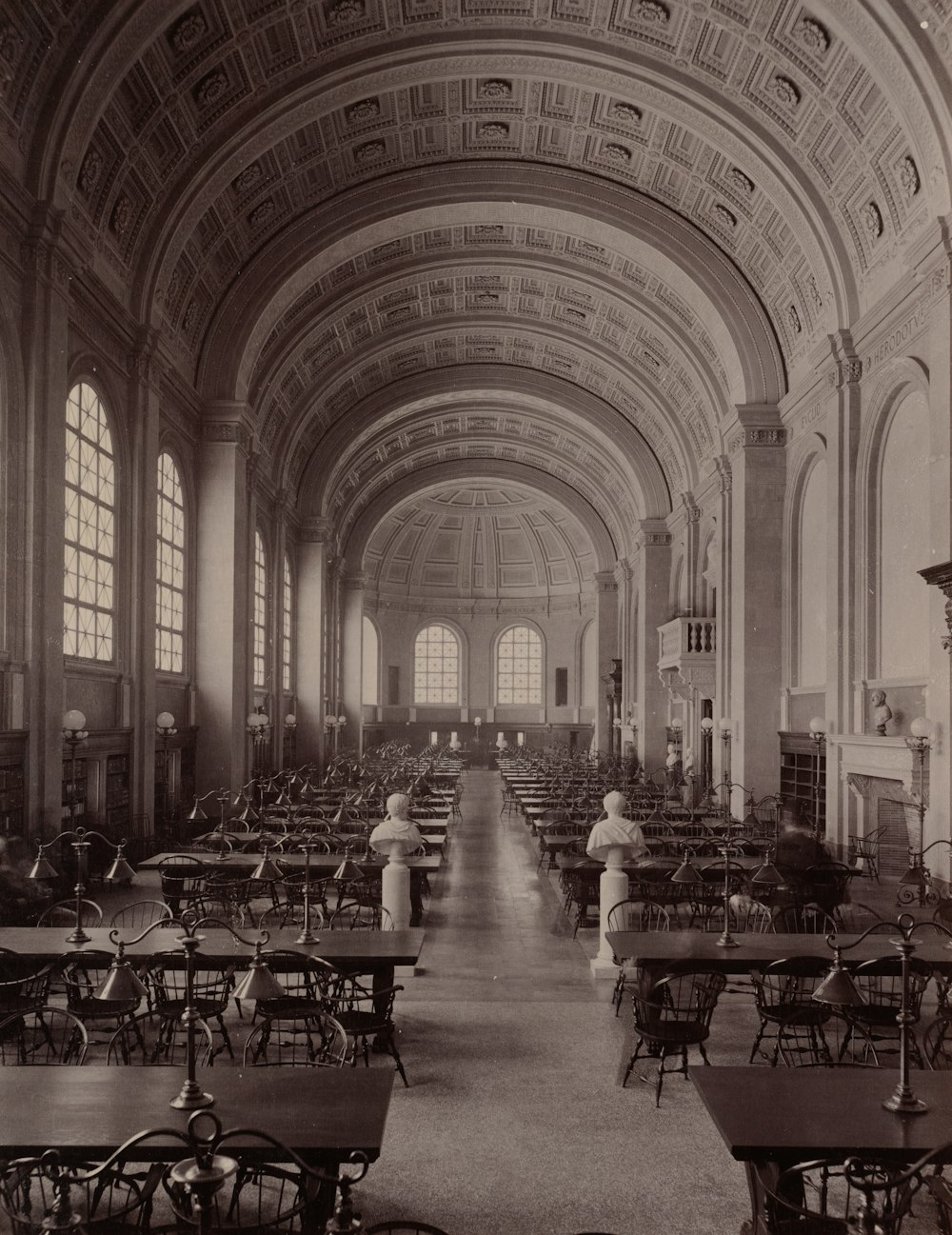 brown wooden chairs inside building