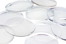 clear glass round ornament on white surface