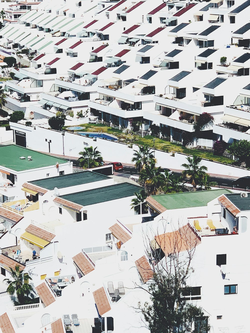 aerial view of houses during daytime