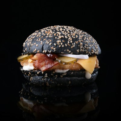 Cheesy Paneer Tikka Burger
