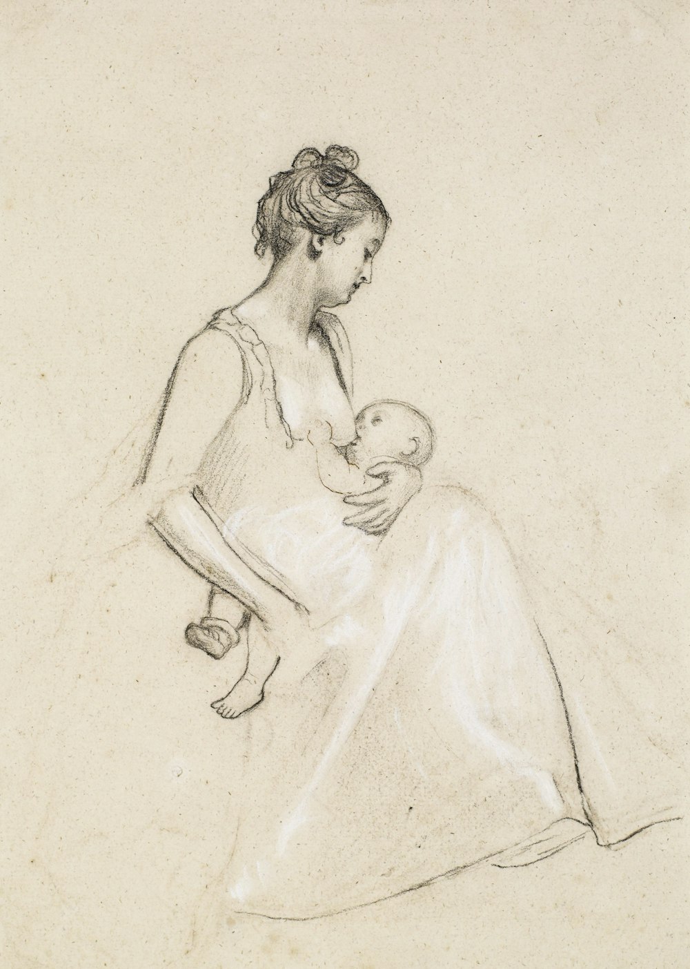 croquis de robe blanche de femme