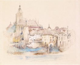 white and brown concrete building painting