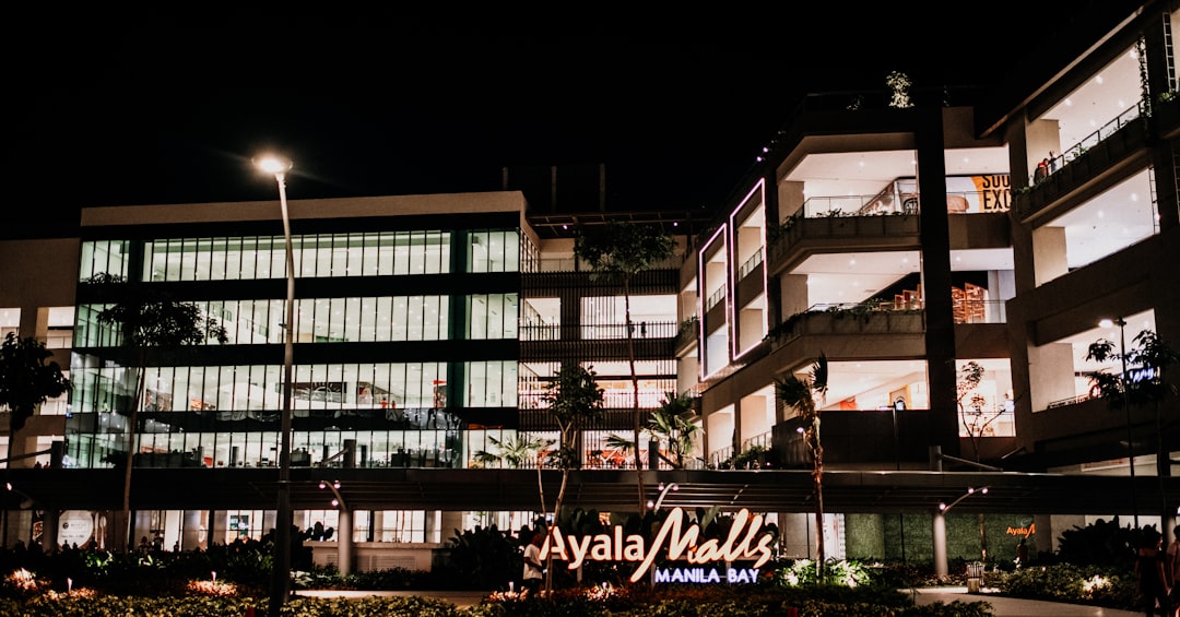 white and brown concrete building during nighttime