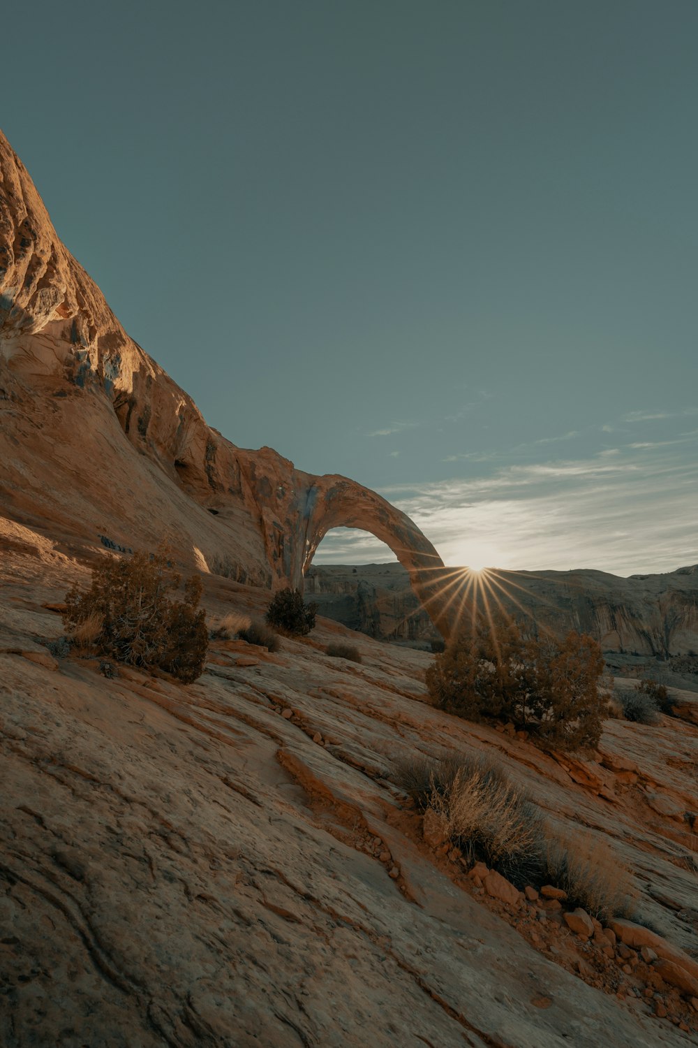 brown rock formation under blue sky during daytime