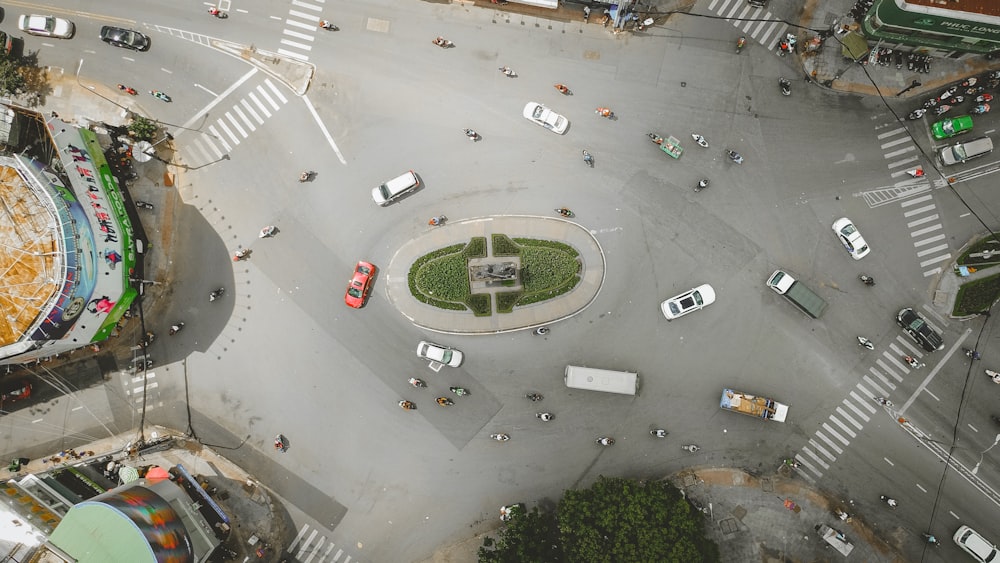 cars parked on parking lot during daytime