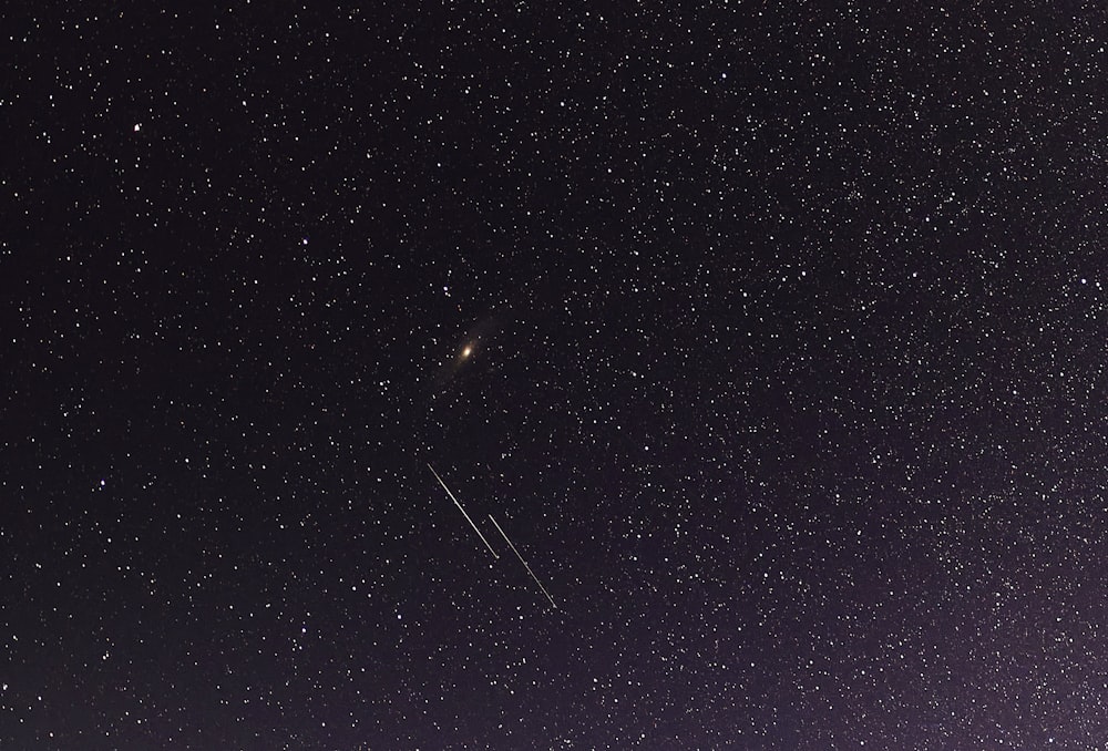 black sky with stars during night time