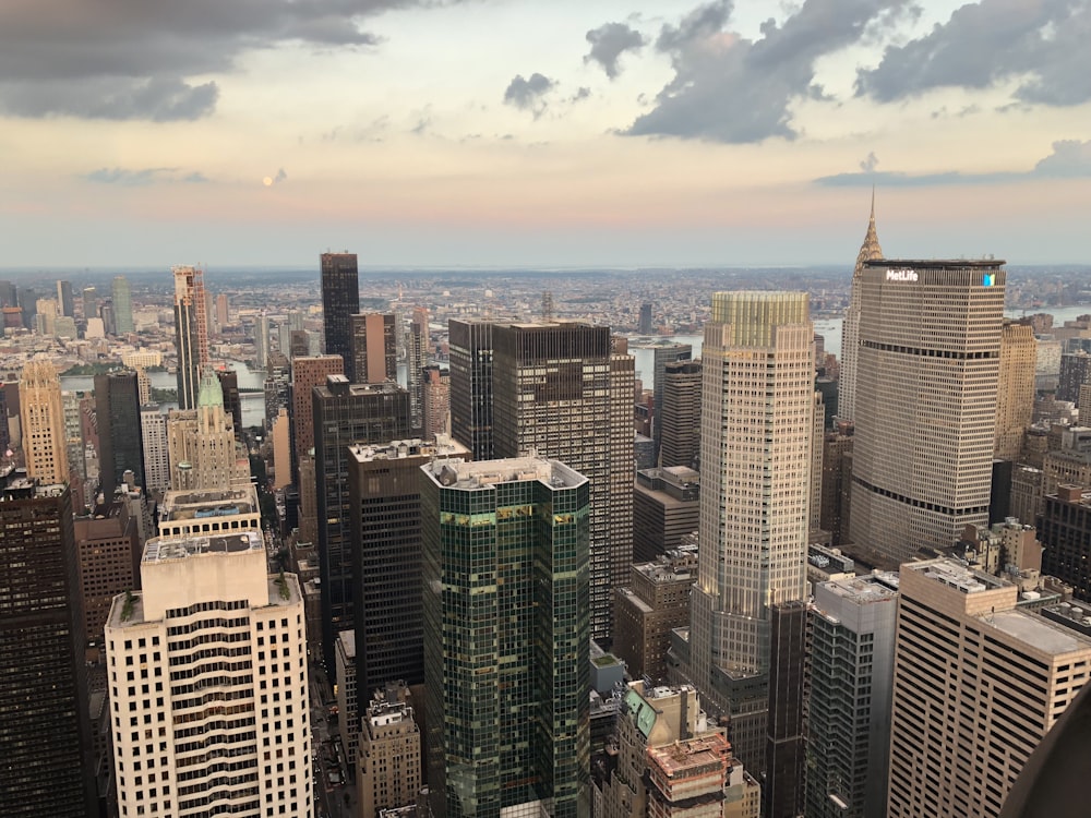 aerial view of city buildings during daytime