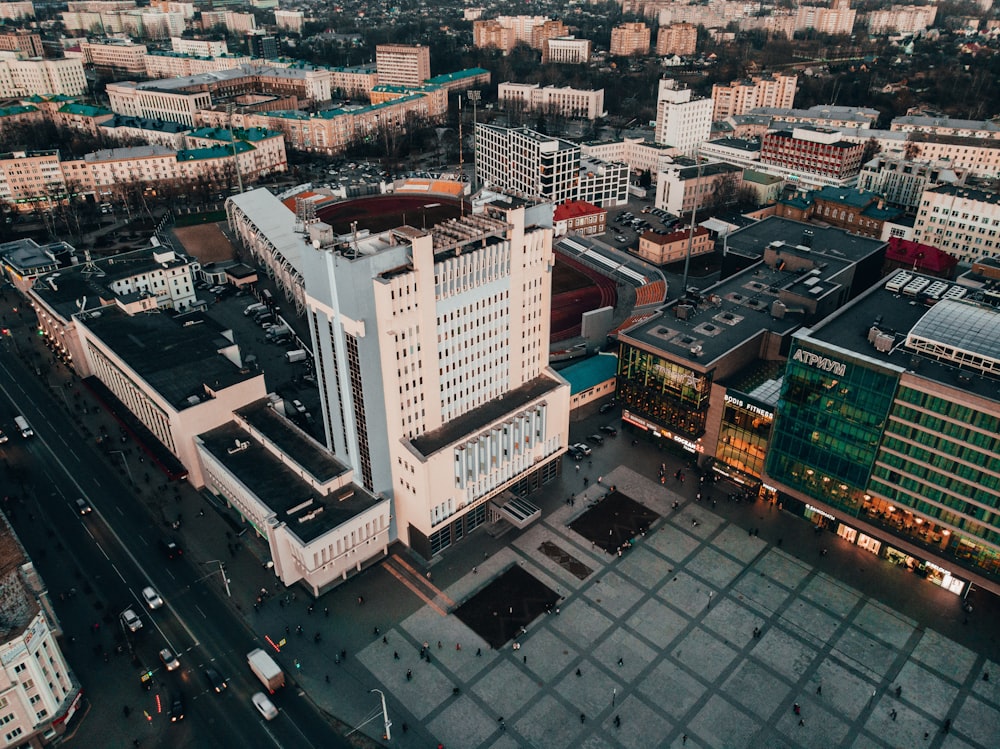 aerial view of city buildings during daytime