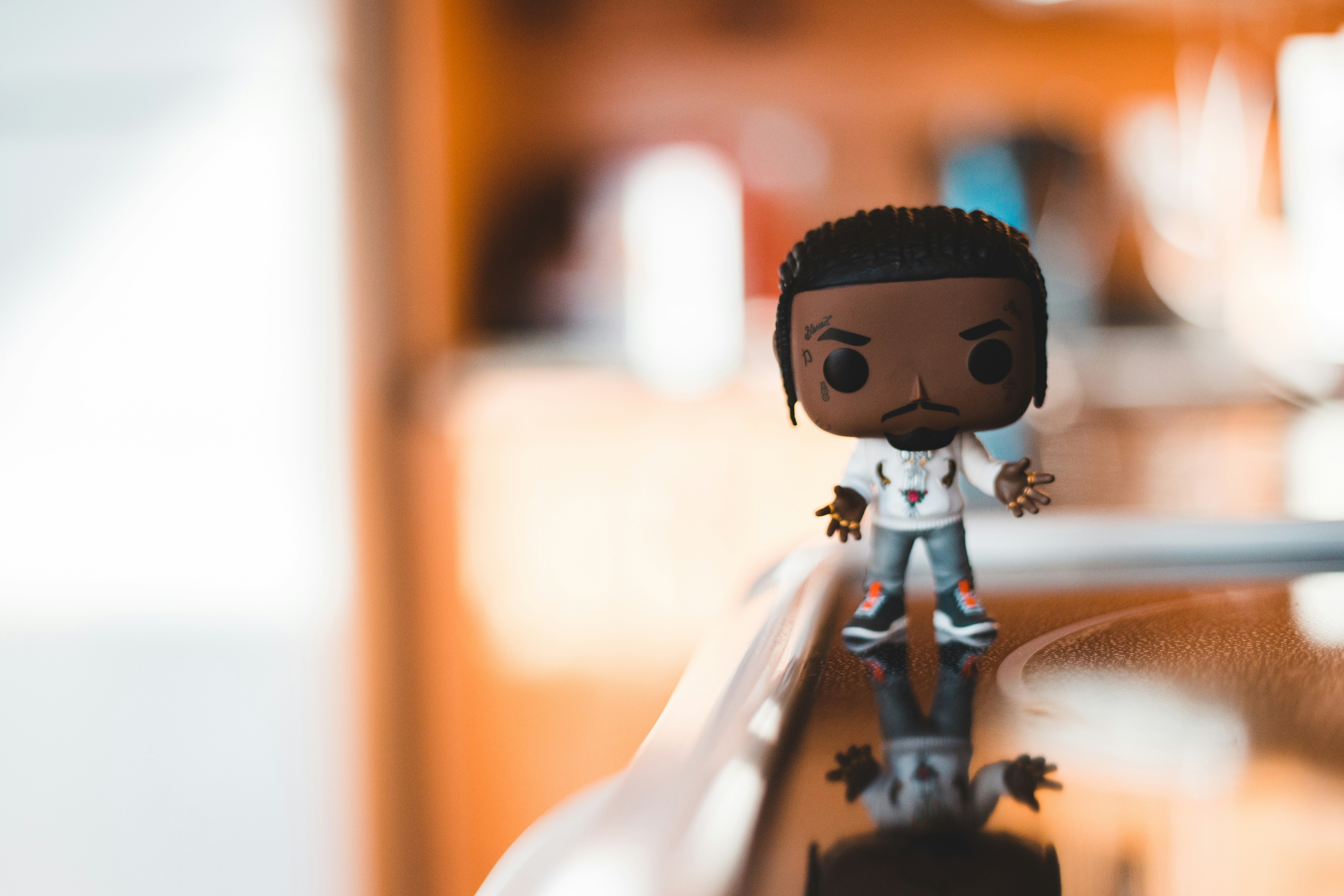 funko pop shelf closeup