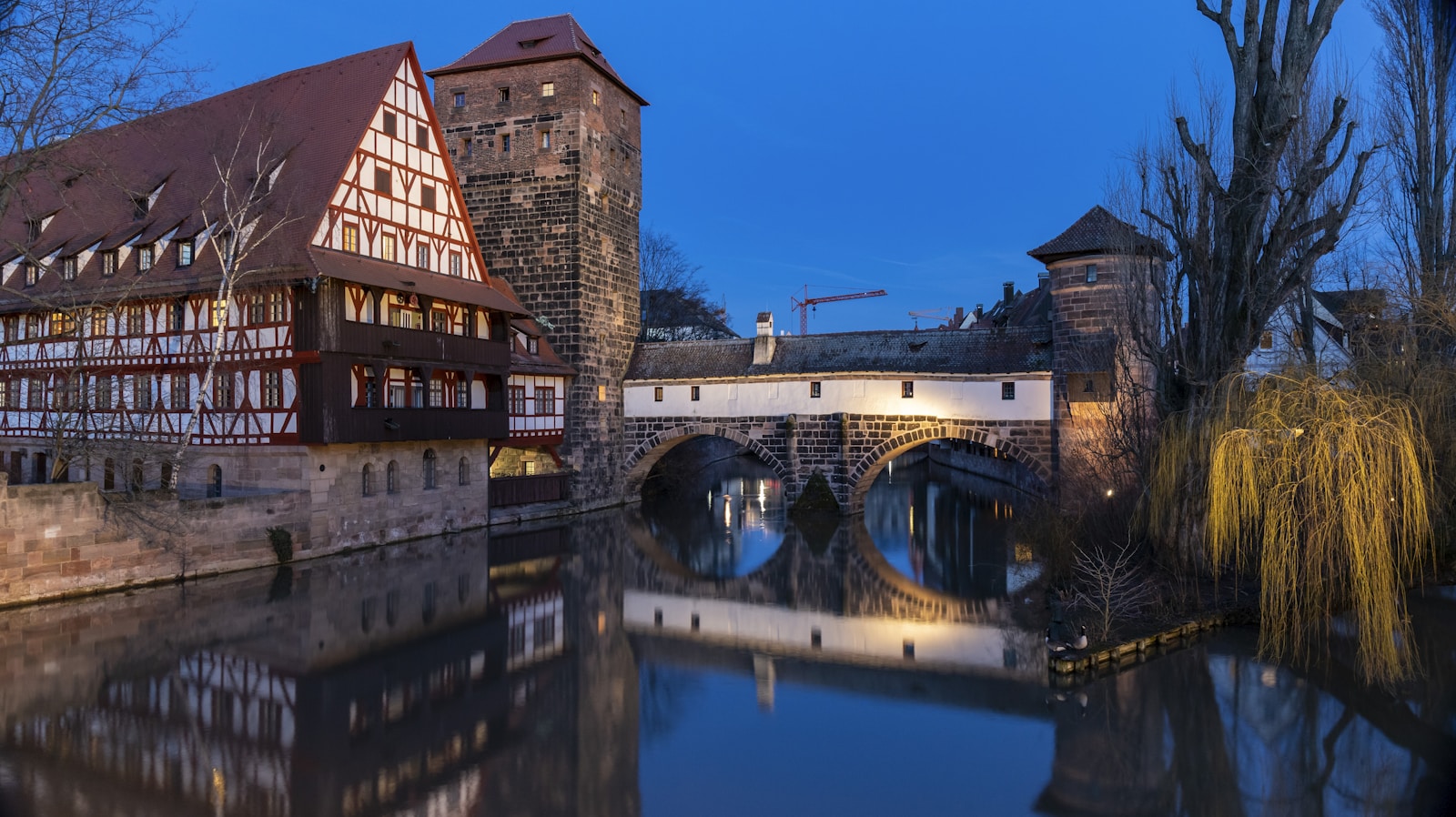 Nürnberg Altstadt an der Pegnitz