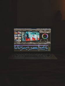 black flat screen computer monitor