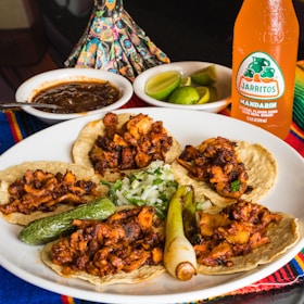 cooked food on white ceramic plate