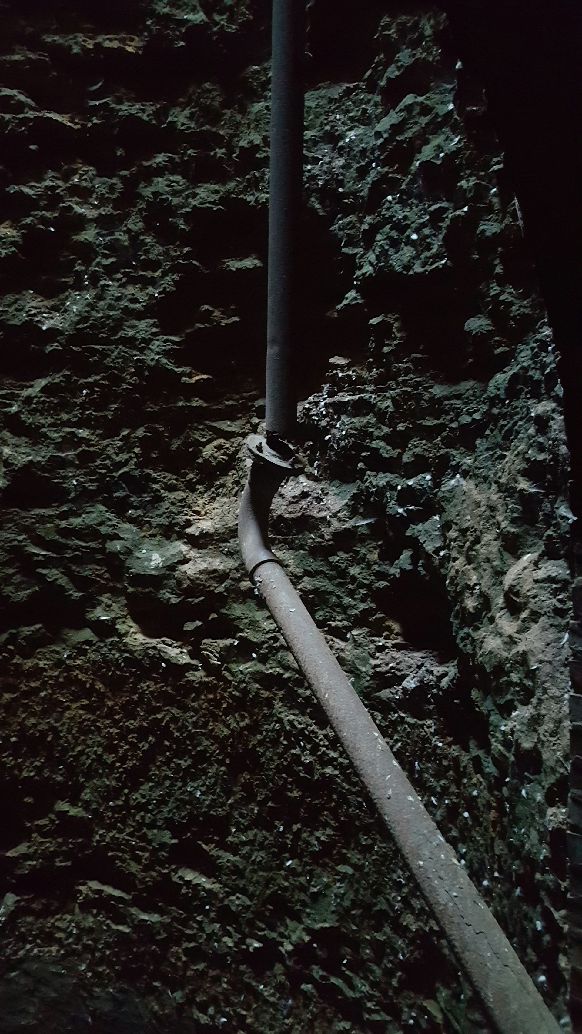 white and black metal rod