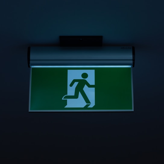 green and black t-sign