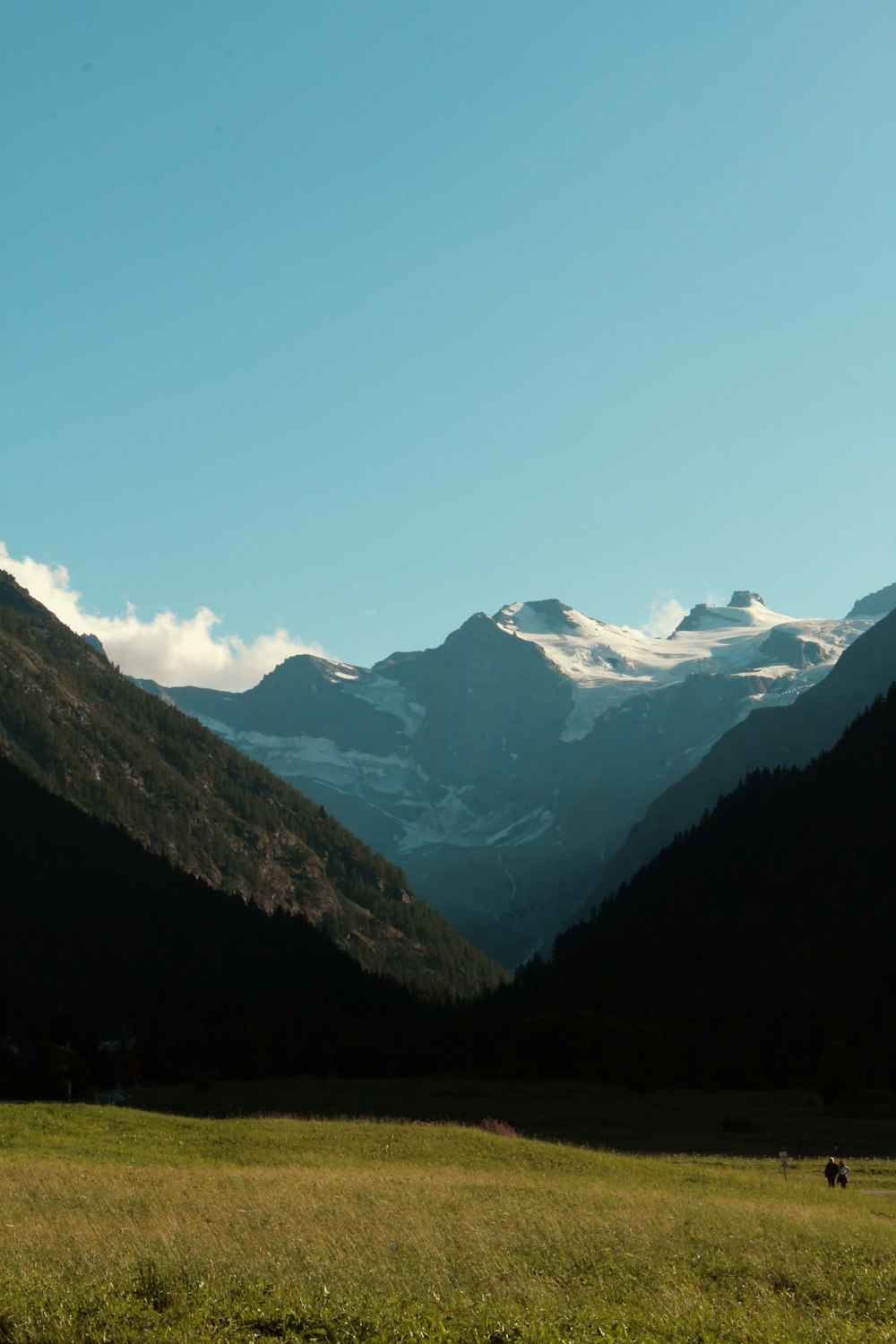 snow covered mountains during daytime