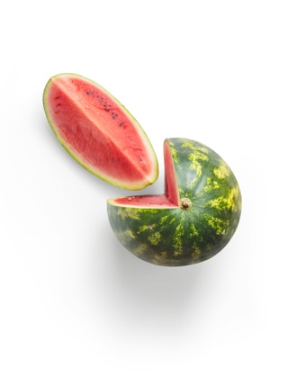 green and red watermelon fruit