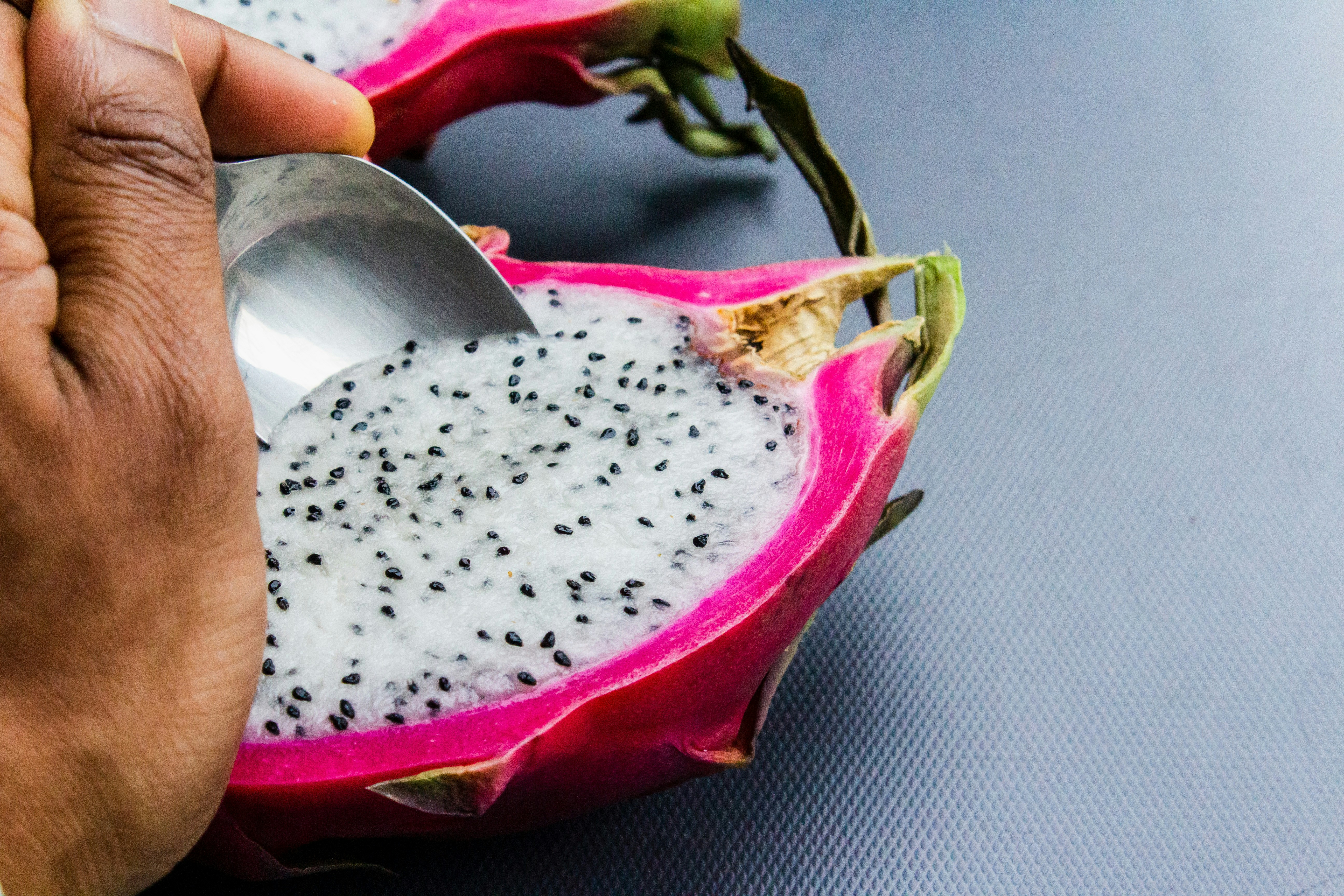 white powder on red ceramic bowl