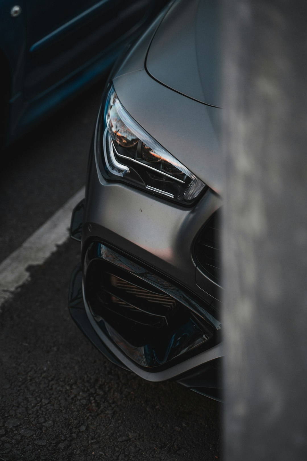 black and silver car on road