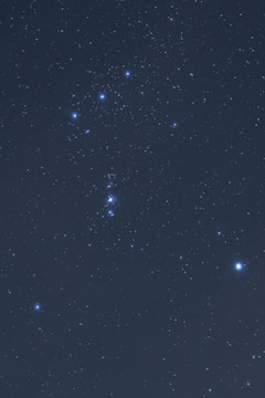 A depiction of ancient Egyptian astronomy with stars and constellations.